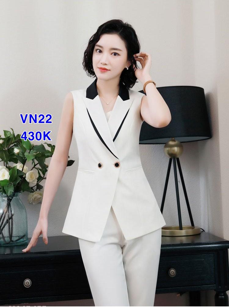 Set bộ vest áo cách điệu quần dài VN22